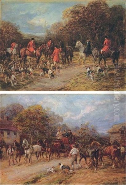 Changing Horses (+ The Meet; 2 Works) by Heywood Hardy