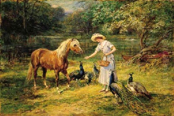 The Favorite Oil Painting by Heywood Hardy