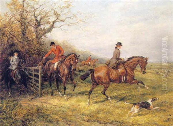 The Gallant Huntsman Oil Painting by Heywood Hardy