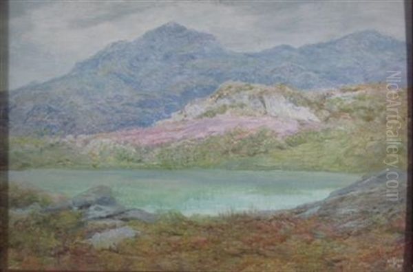 A Mountain Tarn, Inverness-shire by Edward Steel Harper