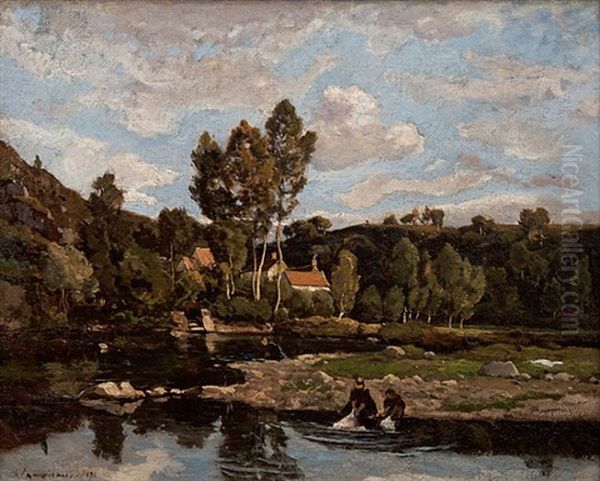 Mid-summer, East Hampton, New York by Henri Joseph Harpignies