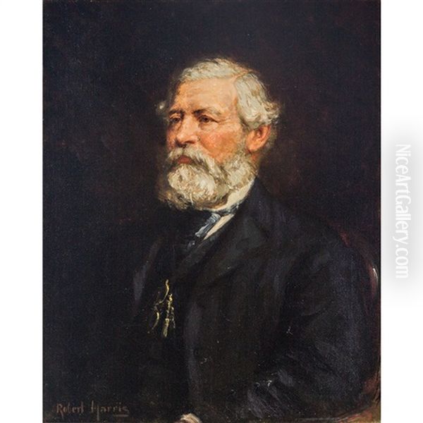 Portrait Of Robert Hamilton Oil Painting by Robert Harris