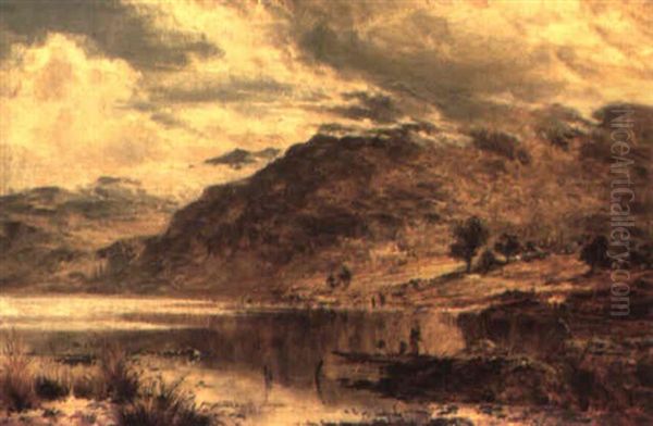 Cwm Bychan, Near Harlech, North Wales Oil Painting by William E. Harris