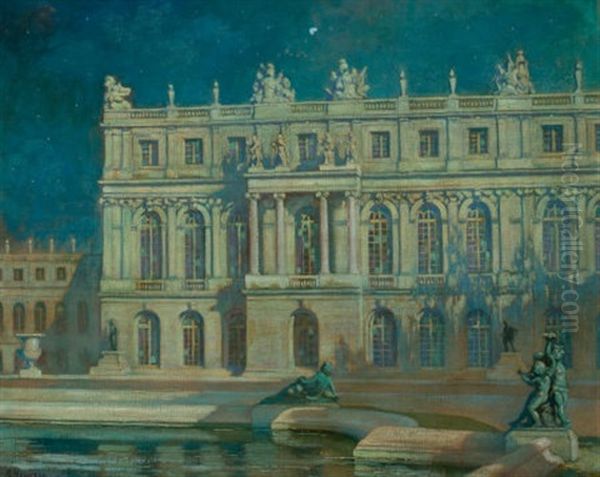 Nocturne, Versailles Oil Painting by Alexander Harrison