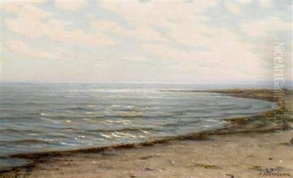 Peaceful Ocean Oil Painting by Alexander Harrison