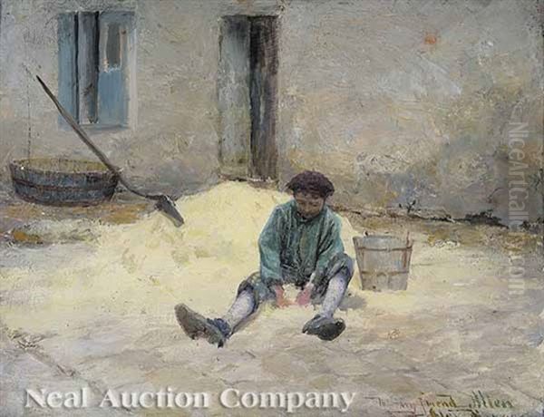 A Day Of Work Oil Painting by Alexander Harrison