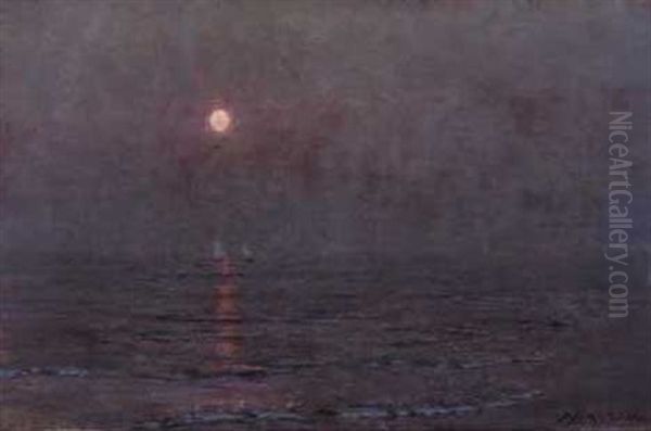 Twilight Oil Painting by Alexander Harrison