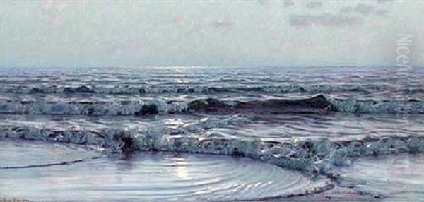 Seascape Oil Painting by Alexander Harrison