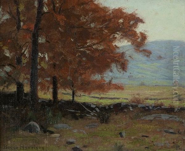 Autumn In The Valley Oil Painting by Lovell Birge Harrison