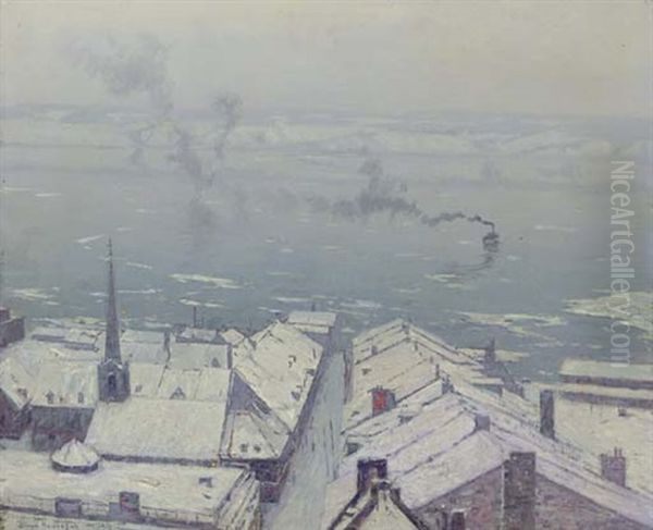 Lower Town, Quebec by Lovell Birge Harrison