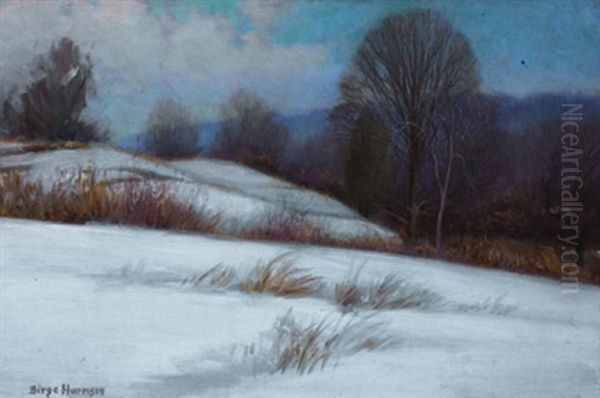 Winter Fields Oil Painting by Lovell Birge Harrison