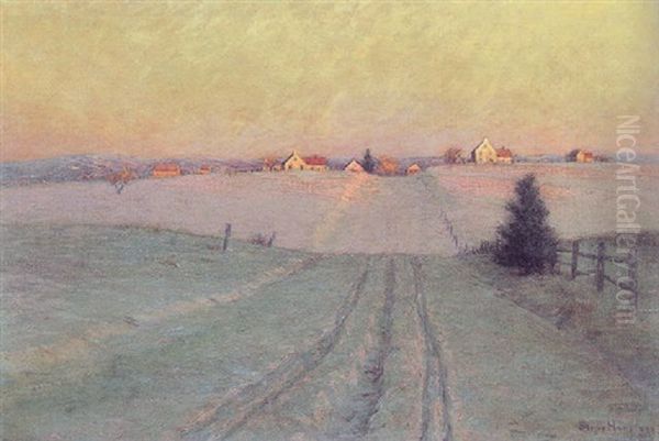 Late Winter Afternoon Oil Painting by Lovell Birge Harrison