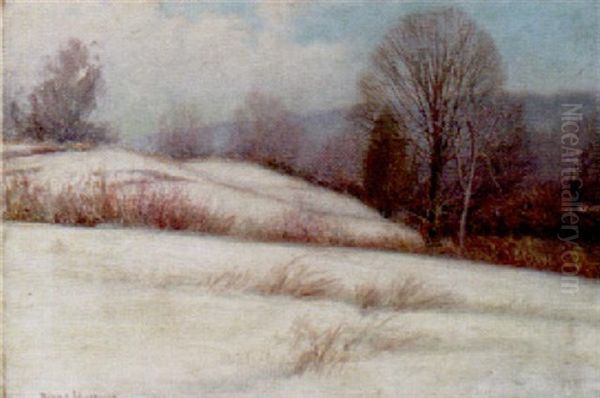 Winter Landscape Oil Painting by Lovell Birge Harrison