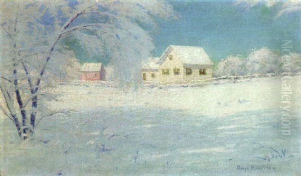 Snow Bound Oil Painting by Lovell Birge Harrison