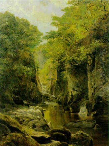 Fairy's Glen Oil Painting by Mark Robert Harrison