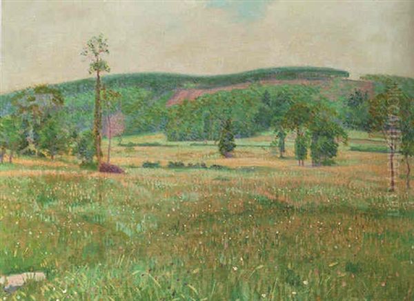 Eiffel Landscape In Spring by Ferdinand Hart Nibbrig