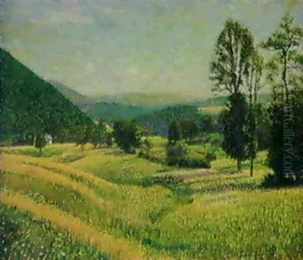 Landscape Oil Painting by Ferdinand Hart Nibbrig