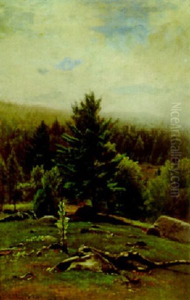 September Scenery Oil Painting by James McDougal Hart