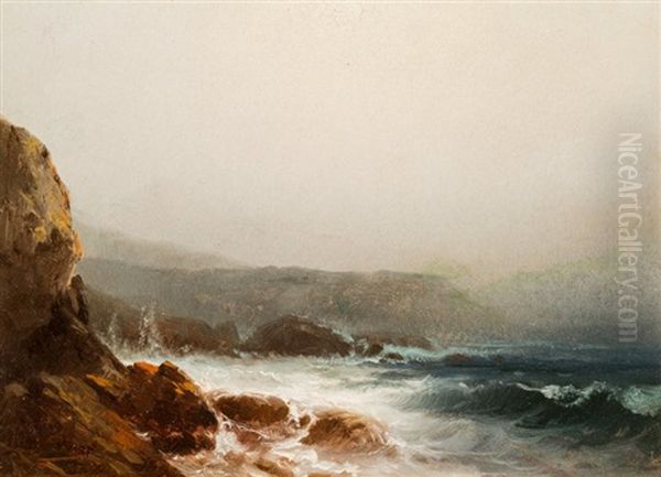 Connecticut Coast Oil Painting by William M. Hart