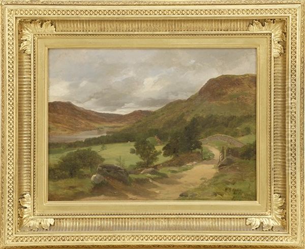 Highlands Of Scotland, Perthshire Oil Painting by William M. Hart