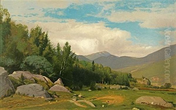 Scene In The White Mountains Oil Painting by William M. Hart