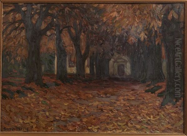 Sous-bois D'automne Oil Painting by Hans Hartig