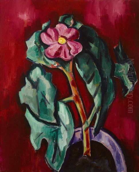 Still Life With Calla Oil Painting by Marsden Hartley