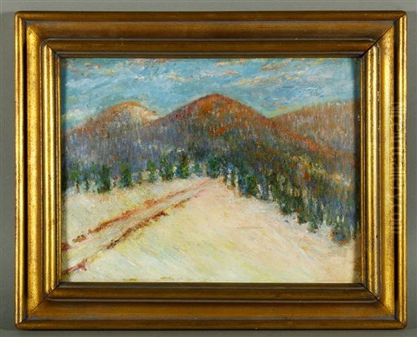 Camp Road, Camden Hills Oil Painting by Marsden Hartley