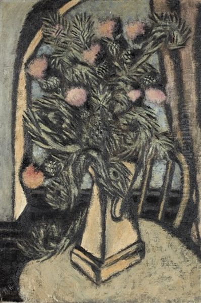 Thistles Oil Painting by Marsden Hartley