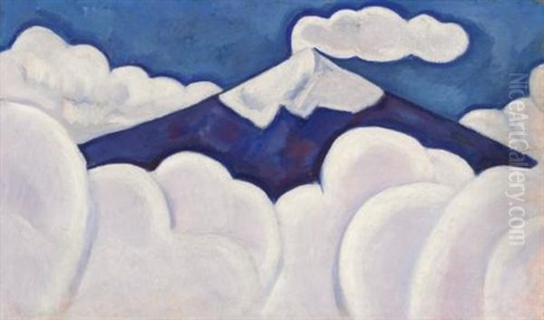 Popocatepetl Oil Painting by Marsden Hartley