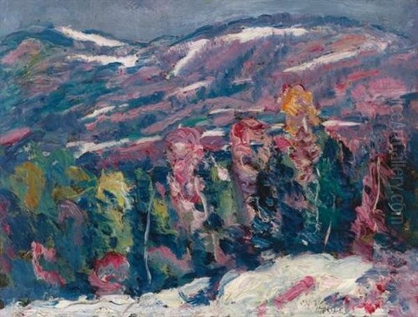 Song Of Winter Oil Painting by Marsden Hartley