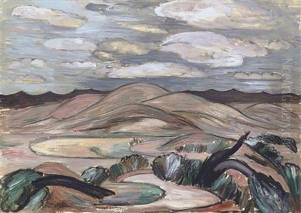 Landscape, New Mexico Oil Painting by Marsden Hartley