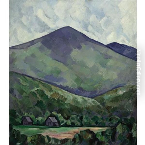 Mountain, Number 21 Oil Painting by Marsden Hartley