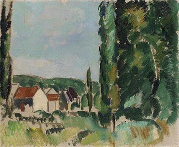 Valley Of The Chevreuse Oil Painting by Marsden Hartley