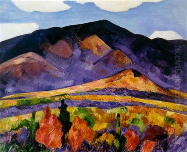 Mountain No.14 Oil Painting by Marsden Hartley