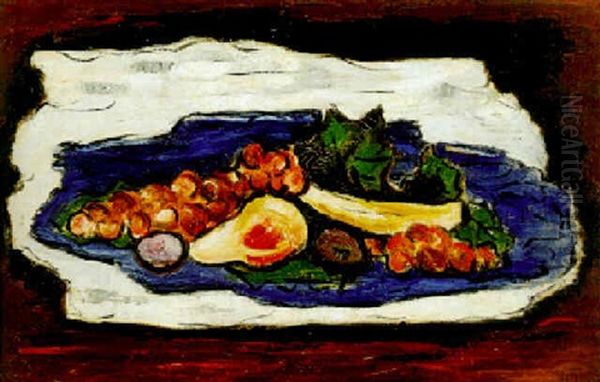 Still Life - Fruit Oil Painting by Marsden Hartley