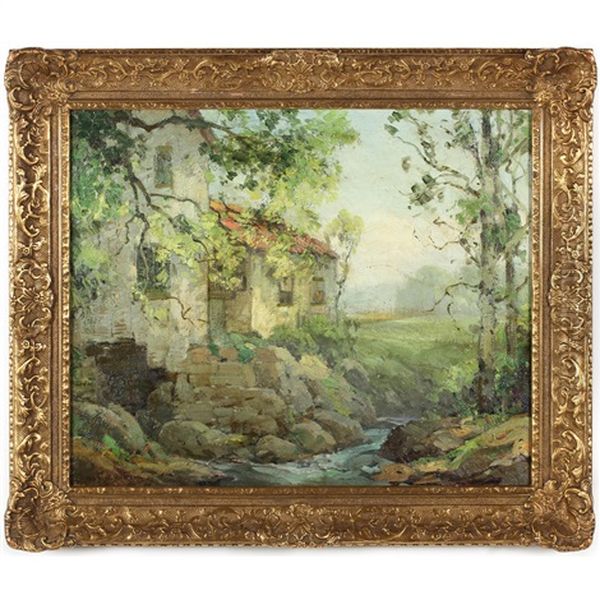 The Old Mill Oil Painting by Walter C. Hartson