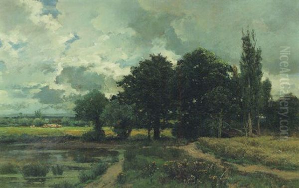 Gewitterstimmung Oil Painting by Heinrich Hartung the Elder