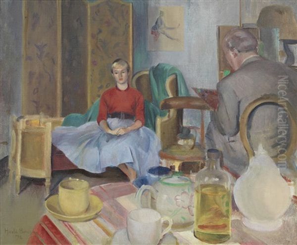 The Unwilling Sitter by Harold Harvey