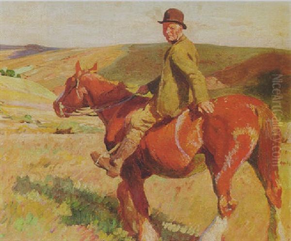 The Shire Horse Oil Painting by Harold Harvey