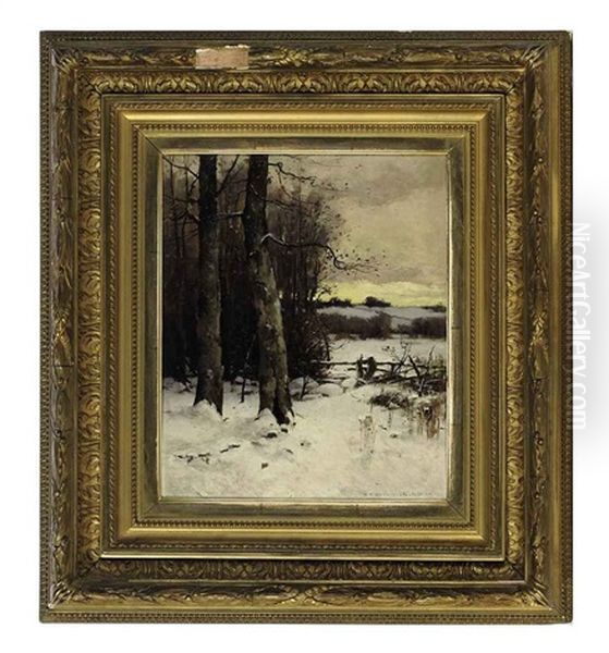 Edge Of The Woods Oil Painting by Dubois Fenelon Hasbrouck