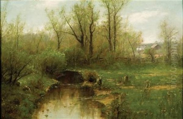 Spring Time Oil Painting by Dubois Fenelon Hasbrouck