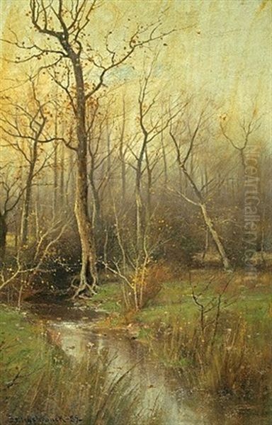 Woodlawn Oil Painting by Dubois Fenelon Hasbrouck