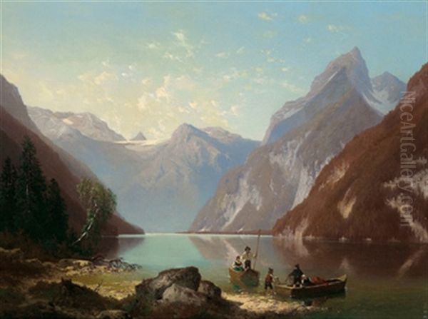 Motiv Vom Konigssee by Carl Hasch