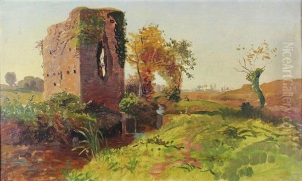 Campagna Romana Oil Painting by William Stanley Haseltine