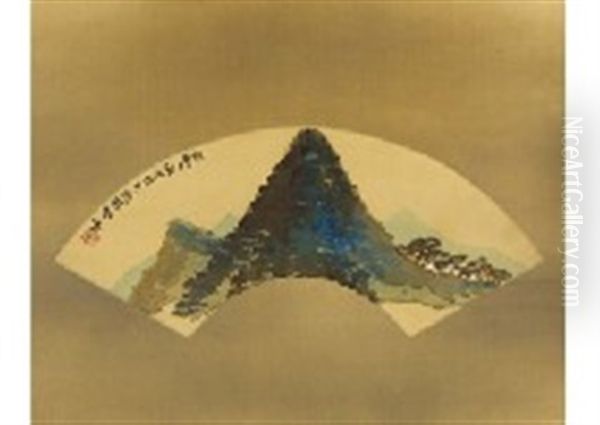 Aoyama Manji Oil Painting by Kansetsu Hashimoto