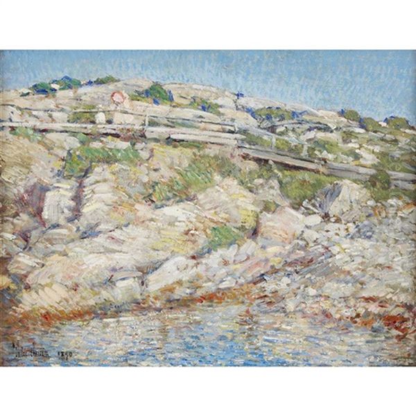 The Walk Around The Island Oil Painting by Childe Hassam