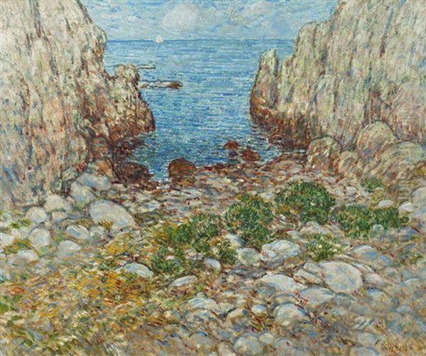 The Cove, Isles Of Shoals Oil Painting by Childe Hassam