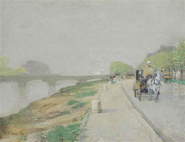 Banks Of The Seine by Childe Hassam