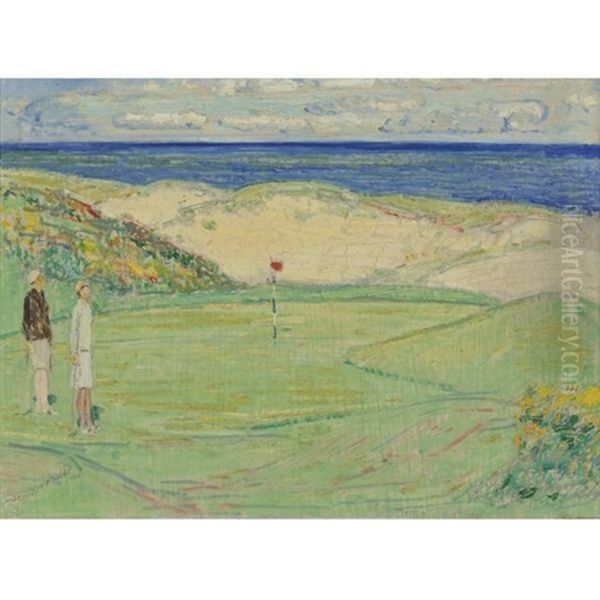 East Course, Maidstone Club Oil Painting by Childe Hassam